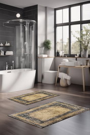 Mijölnir Juego de alfombrillas de baño CT-5083 Multicolor